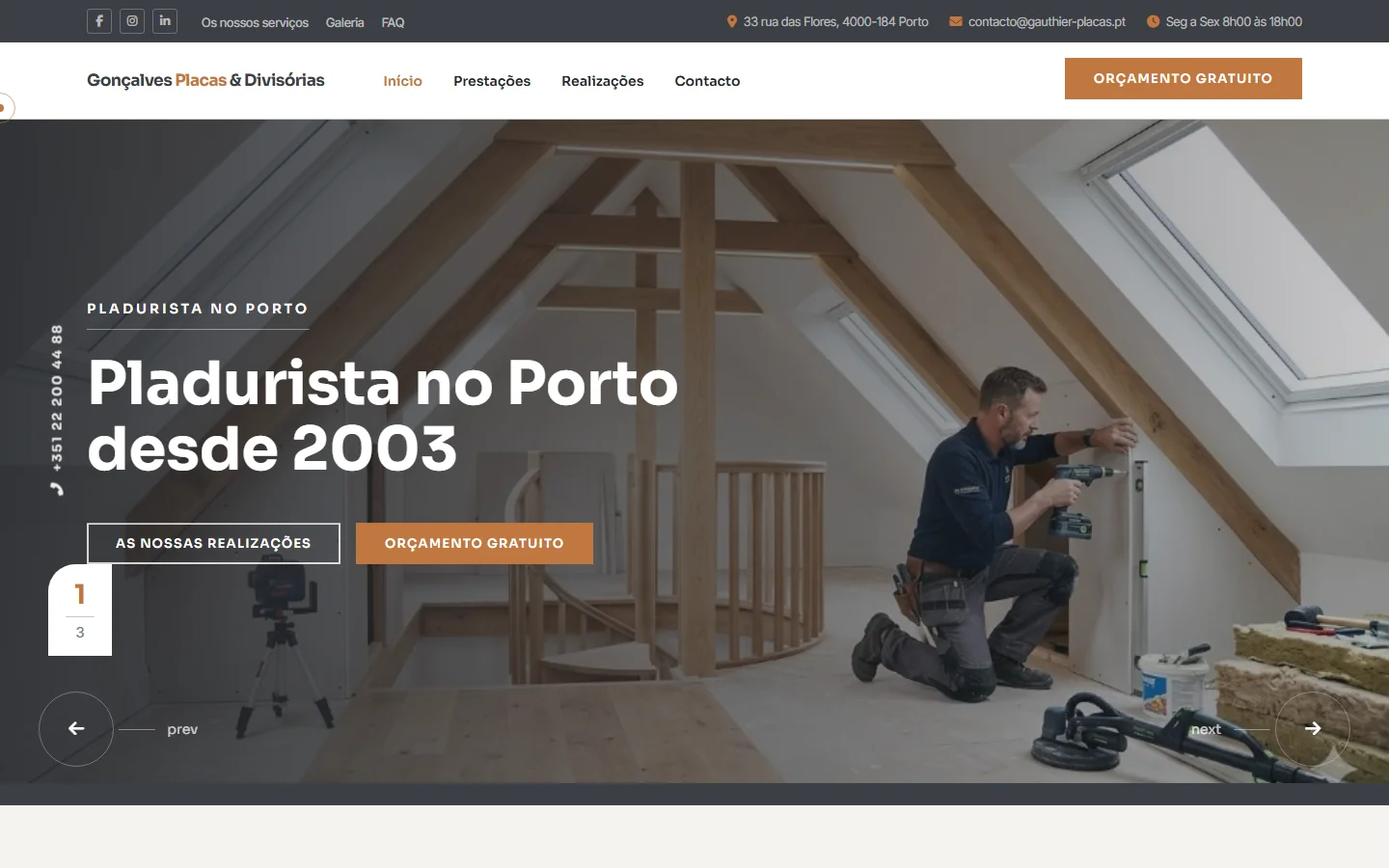 Exemplo de site web — Ladrilhador · Estucador (1)