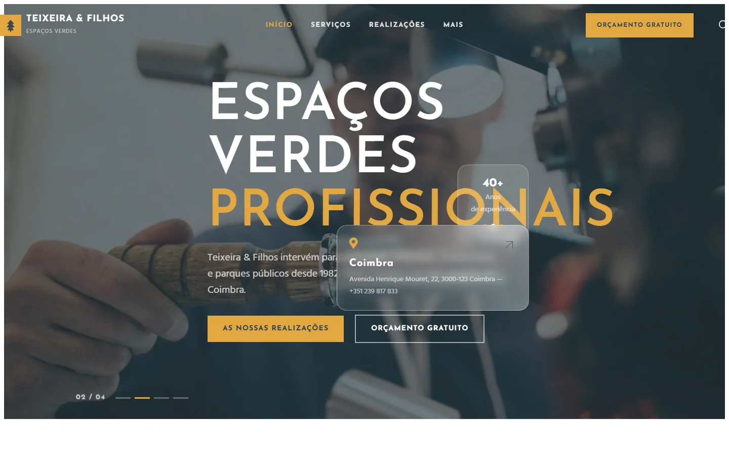 Exemplo de site web — Paisagista (3)
